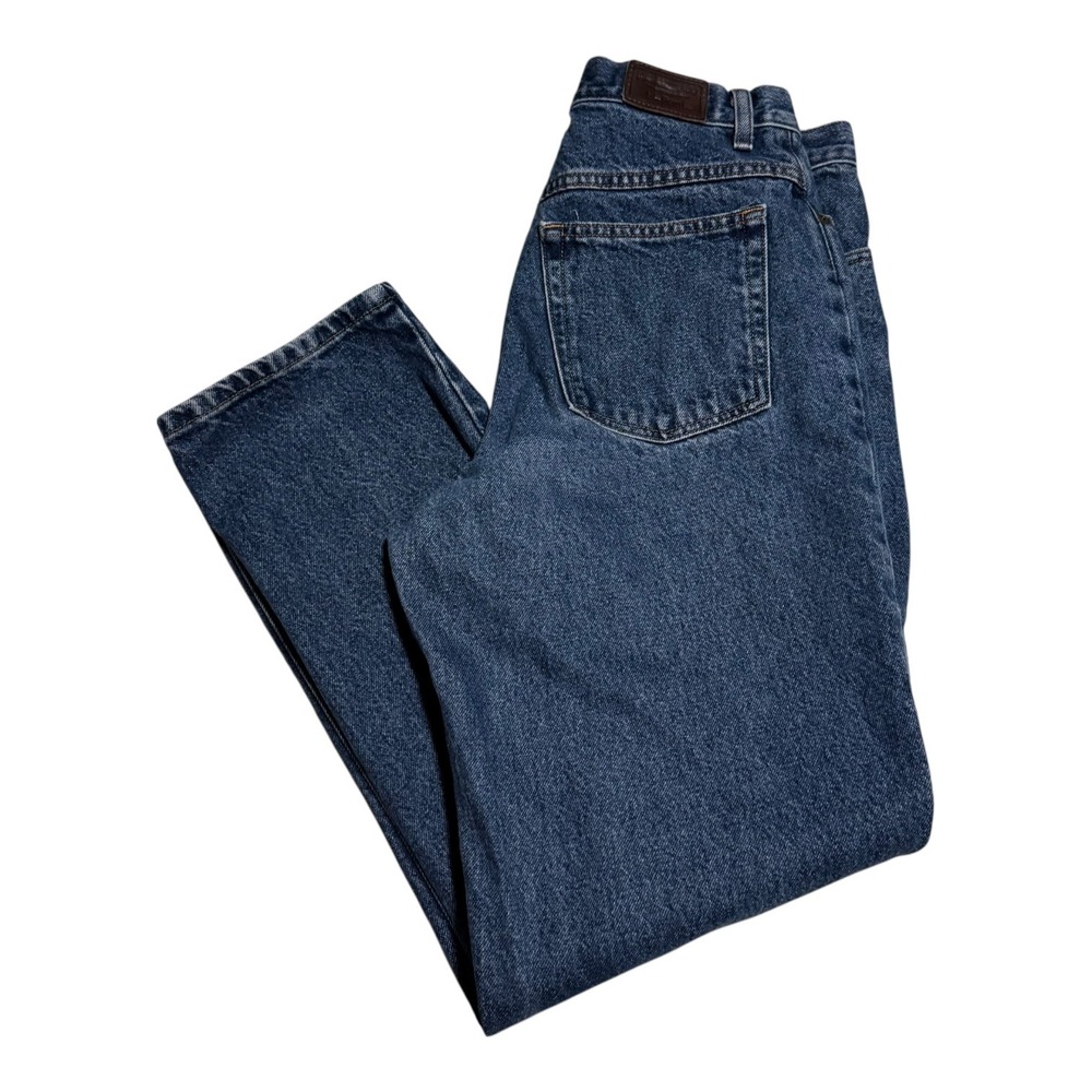 L.L. Bean Classic Fit OMW09 100% Cotton Medium Wash Jeans Women's 12 (30x29)